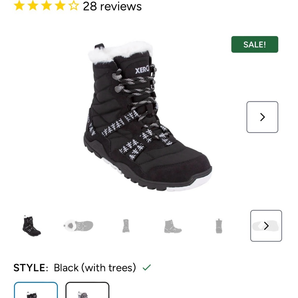 Xeroshoes winter hiking boots